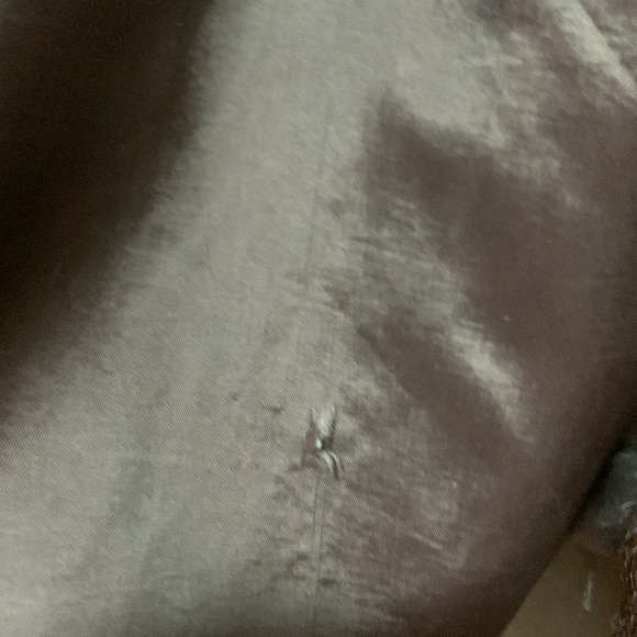 Vintage Genuine Leather & Real Dyed Foxtail Bomber Jacket Womanβs Small - Picture 8 of 17